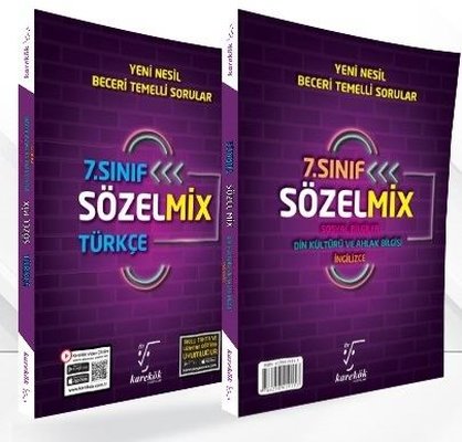 7.SINIF SÖZEL MİX TÜRKÇE DİN İNGİLİZCE -SB- 