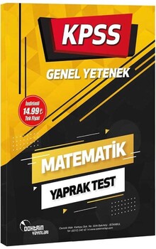 KPSS MATEMATİK -YT- 2024