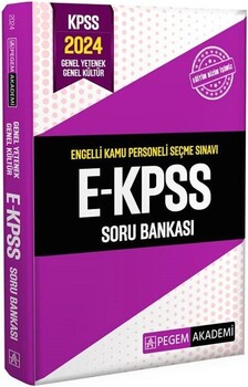 E KPSS SORU BANKASI -2024
