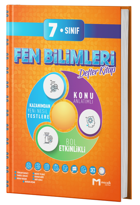 7.SINIF MOZAİK DEFTER FEN BİLİMLERİ - 2024-25