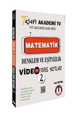 TYT DGS KPSS ALES MSÜ Matematik Denklem Eşitsizlik