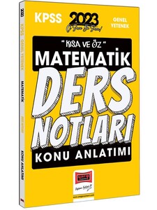 KPSS KISA ÖZ DERS NOTU MATEMATİK -2023