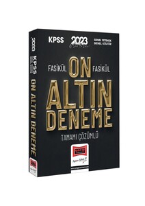 KPSS GYGK 10 FASİKÜL DENEME -2023 