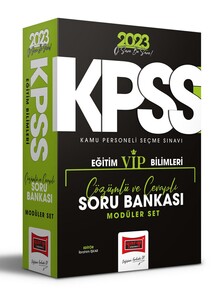 KPSS EĞİT.BİL.TAMAMI ÇÖZ.VİP MODÜLER SOR.SET -2023