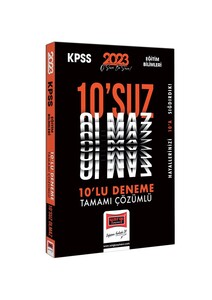 KPSS EB.ÇÖZÜMLÜ 10 SUZ OLMAZ  DENEME -2023