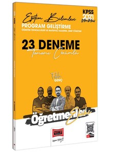 KPSS EB.ÖĞR.EKİBİ DENEME 23 LÜ PROGRAM GEL. -2023 