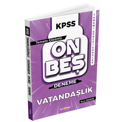 KPSS VATANDAŞLIK TAMAMI ÇÖZ.15 Lİ DENEME -