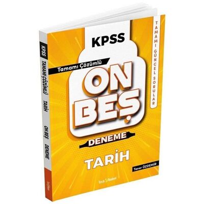 KPSS  TARİH15 DENEME -