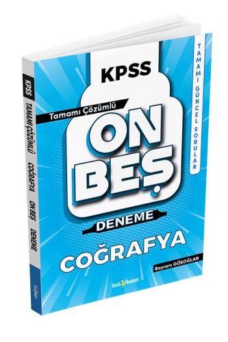 KPSS COĞRAFYA TAMAMI ÇÖZ.15 DENEME -