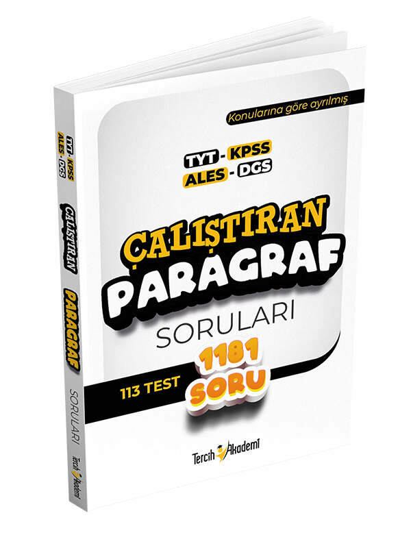 KPSS ALES DGS ÇALIŞTIRAN PARAGRAF -SB- 