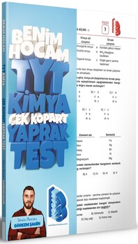 TYT KİMYA ÇEK KOPART YT- 2024-25