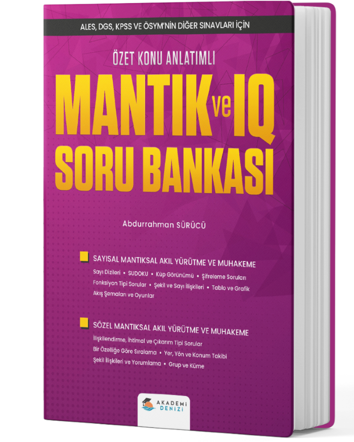 KPSS ALES DGS S.B. MANTIK KONU ÖZET - 2024
