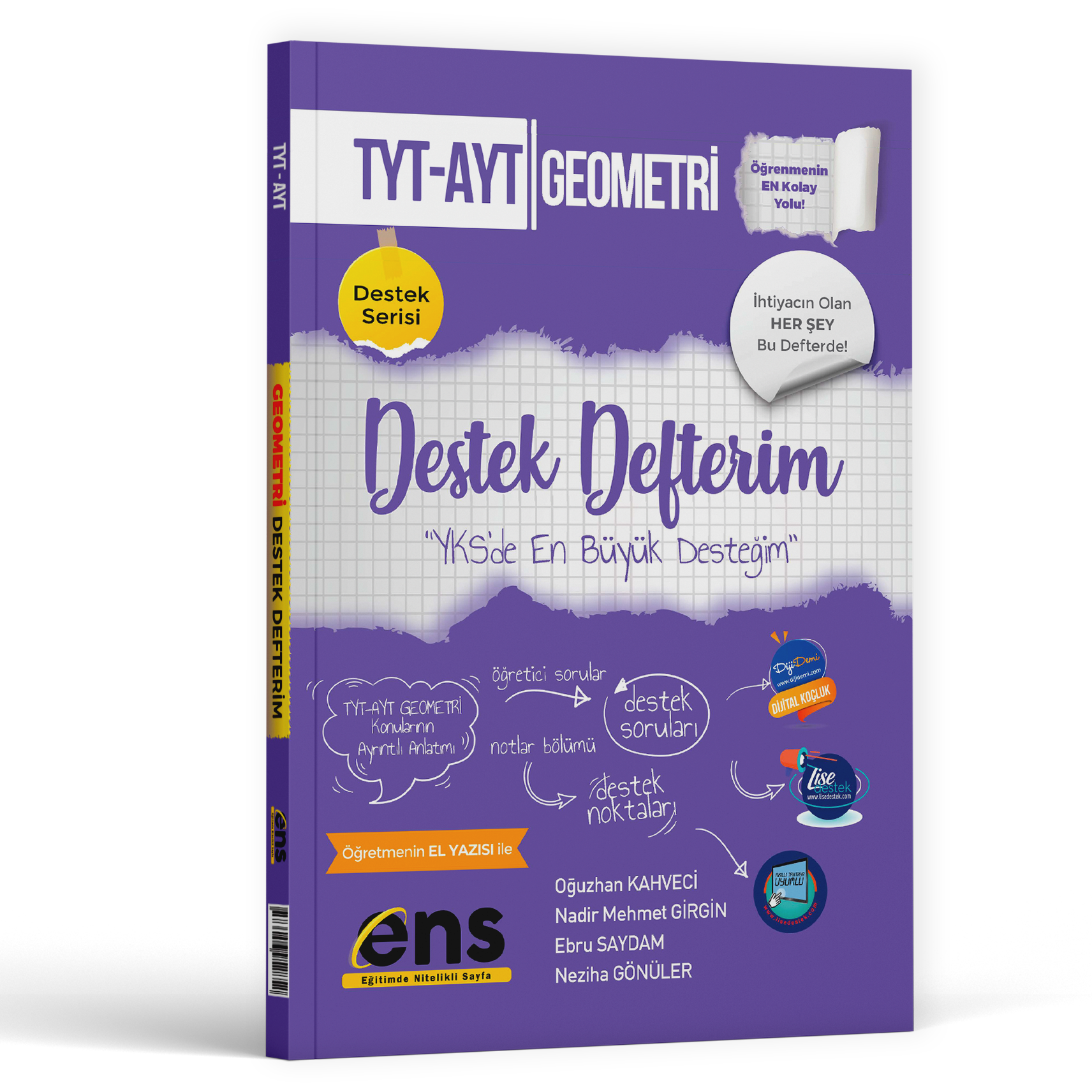ENS YKS TYT AYT DESTEK DEFTERİM GEOMETRİ - 2024-25
