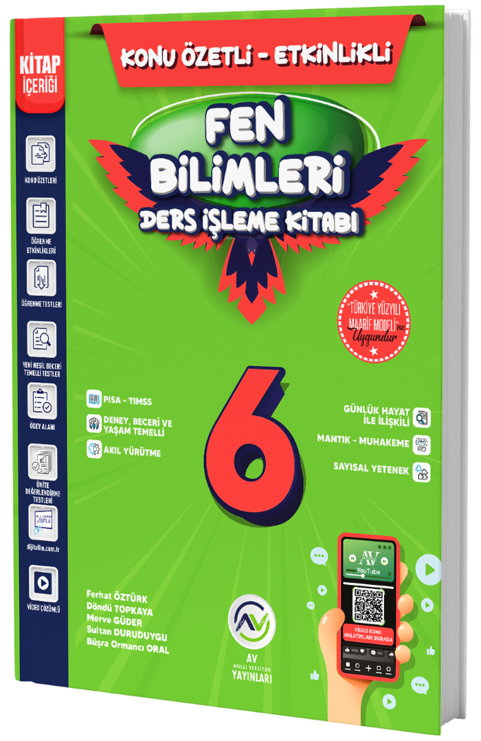 6.SINIF AV DERS İŞLEME KİTABI FEN BİLİMLER - 25-26
