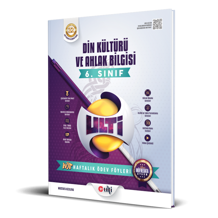 ULTİ 06.SINIF HF.ÖDEV FÖY (HÖF) DİN KÜLT. - 25-26