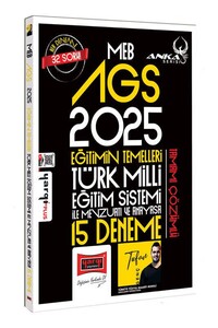 MEB-AGS ANKA EĞT.TEMELLERİ 15 DENEME -2025