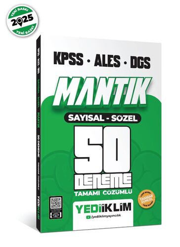 KPSS ALES DGS MANTIK SAY-SÖZ 50 DNM-2025