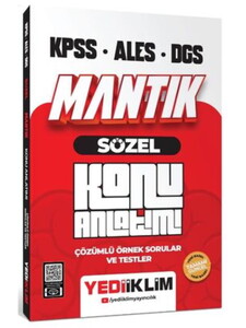 DGS KPSS ALES DGS SÖZEL MANTIK KON -2025-26