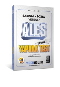 ALES MASTER SAY-SÖZ Ç.K.Y.TEST -2025