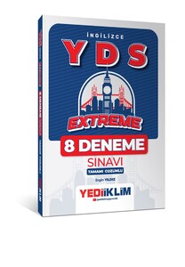 YDS İNGİLİZCE EXTREME 8 DENEME SIN-2025