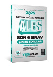 ALES SAYISAL SÖZEL SON 6 YIL ÇS 2025