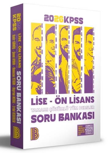 KPSS LİSE ÖNLİSANS TÜM DERSLER -SB- 2026