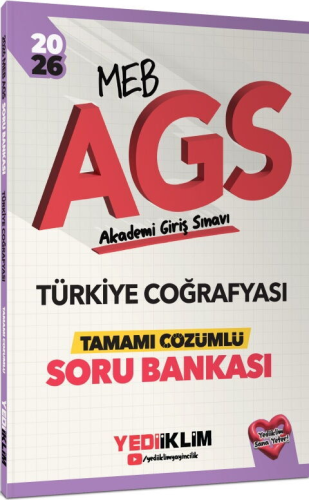 MEB AGS TÜRKİYE COĞRAFYASI SR.BANK -2026