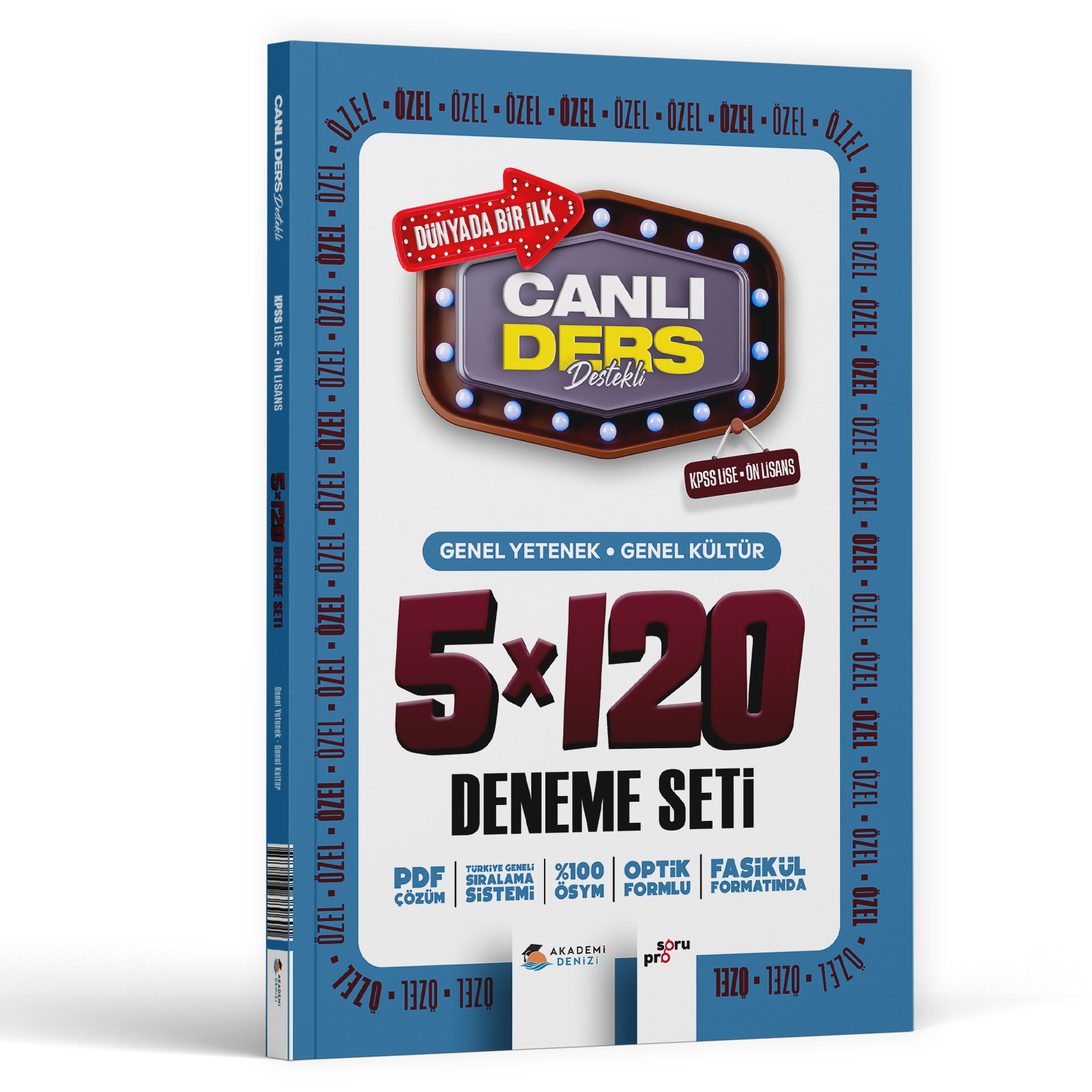 KPSS CANLI DERS LİSE ÖNL. GK/GY 5Lİ DNM SETİ - 25