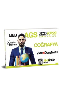 MEB AGS KPSS TÜRKİYE COĞRAFYASI VİDEO NOT-2025