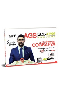 MEB AGS KPSS HARİTALARLA TÜRKİYE COĞRAFYA -SB-2025