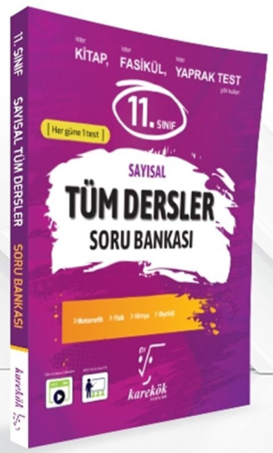 11.SINIF TÜM DERSLER SORU BANKASI SAYISAL -2025