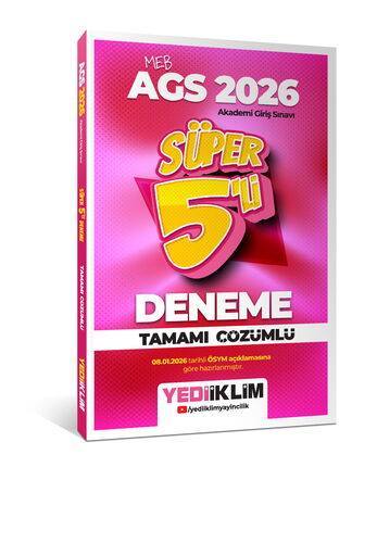 YEDİİKLİM MEB AGS SÜPER 5 Lİ DENEME-2026