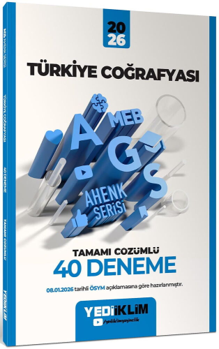 YEDİİKLİM MEBAGS AHENK TÜRKİYE COĞRAFYA 40 D -2026