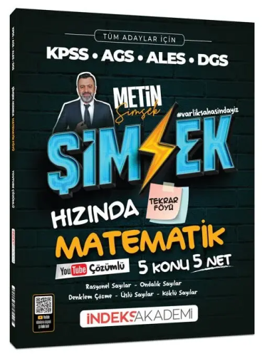 METİN ŞİMŞEK MATEMATİK HIZINDA 5 KONU NET -2026