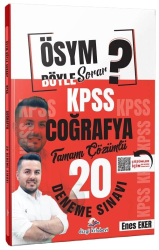 KPSS Coğrafya ÖSYM Böyle Sorar 20 Deneme-2026