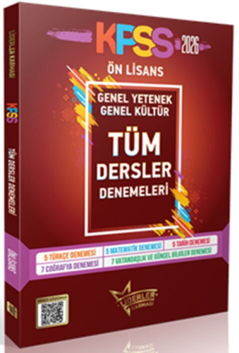 KPSS TÜM DERSLER ÖNLİSANS DENEMELERİ -2026