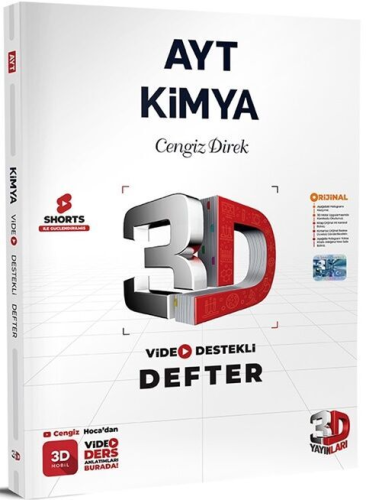 AYT KİMYA VİDEO DESTEKLİ DEFTER -2025