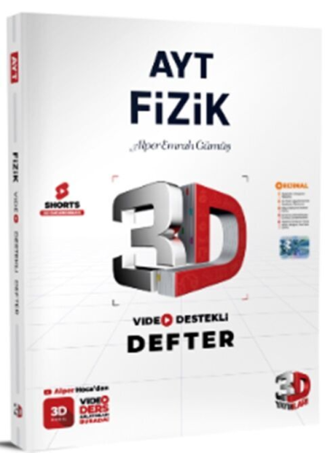 AYT Fizik Video Destekli Defter -2025