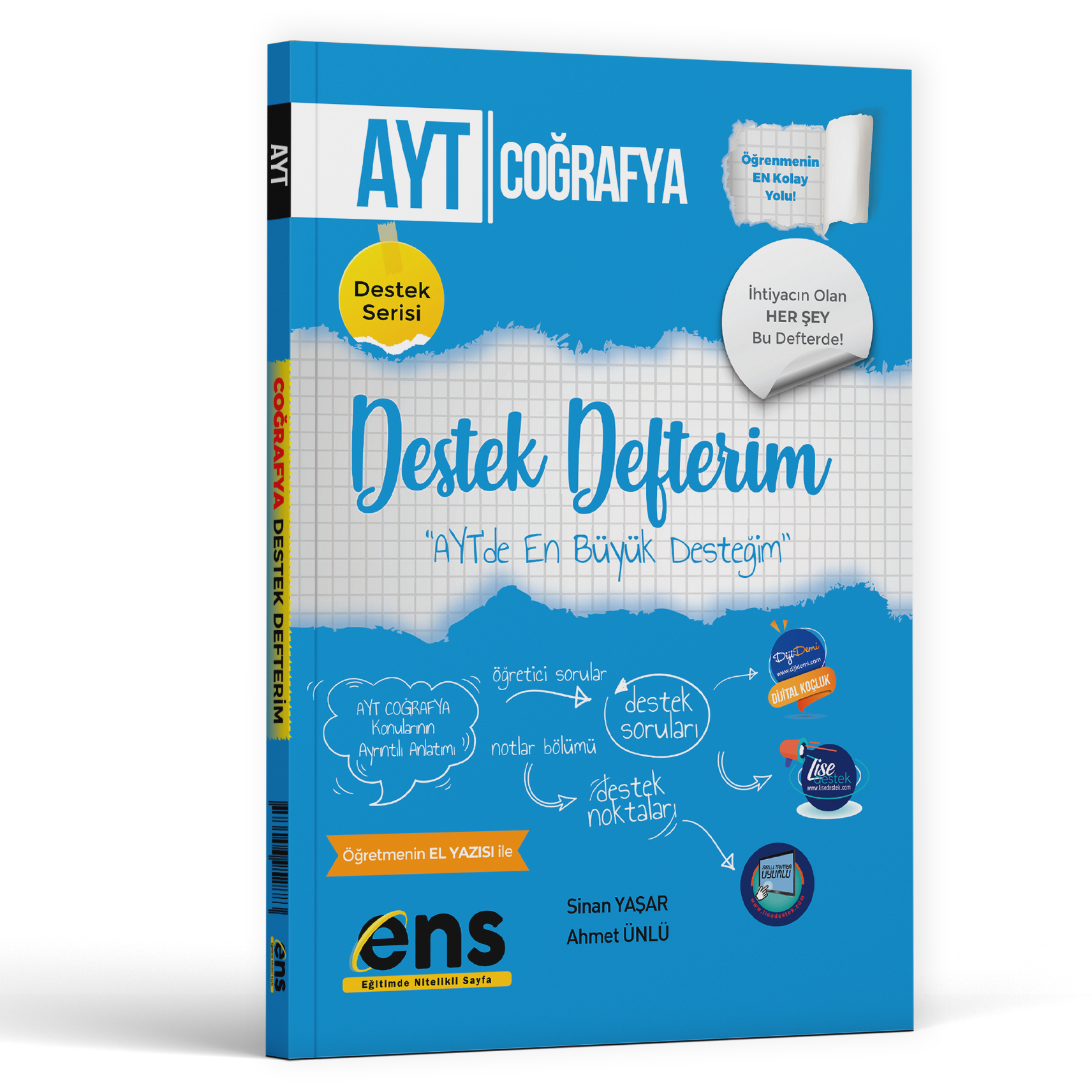 ENS YKS AYT DESTEK DEFTERİM COĞRAFYA - 2024-25