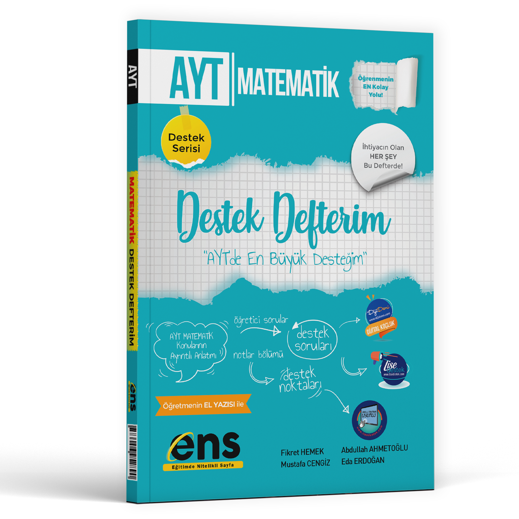 ENS YKS AYT DESTEK DEFTERİM MATEMATİK - 2024-25