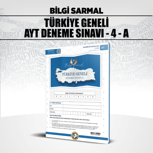 B.SARMAL YKS AYT TÜRKİYE GENELİ SNV 4-A - 2025-26