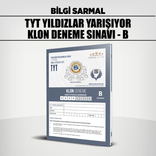 YILDIZLAR TYT KLON DENEME SINAVI 2-B - 25-26