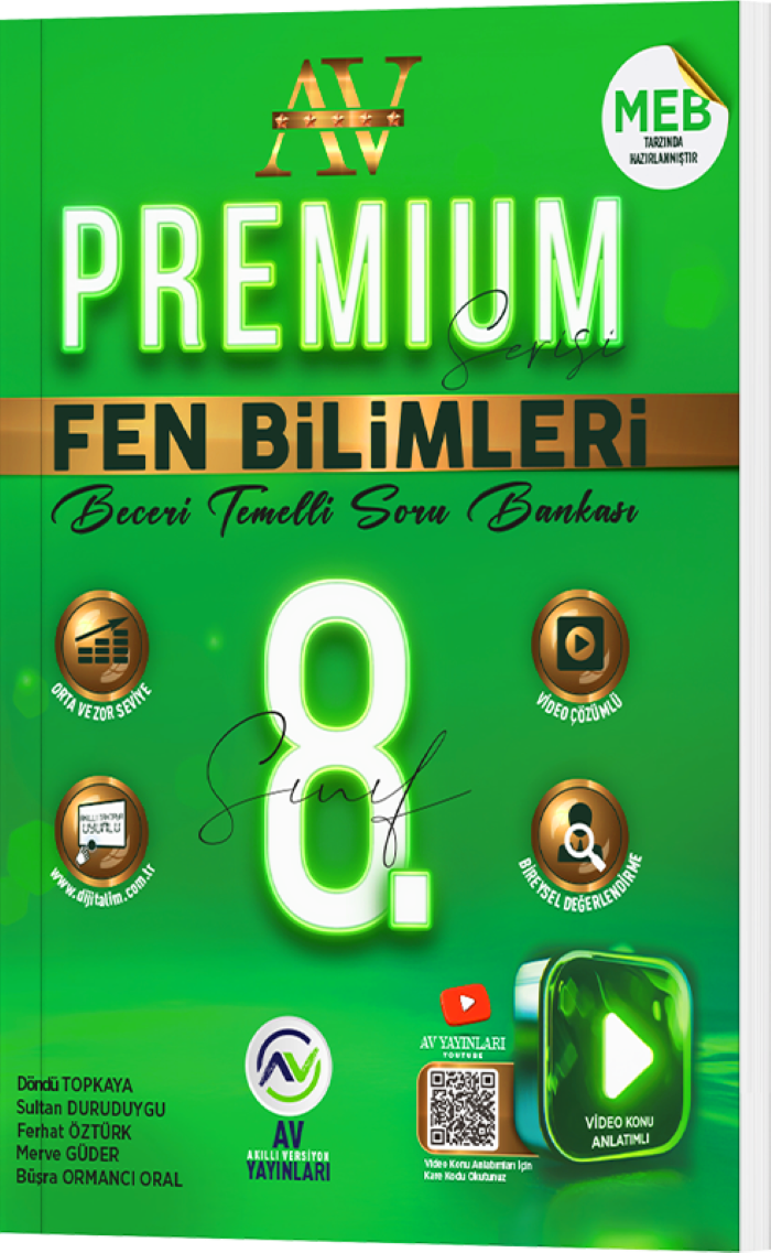 8.SINIF AV PREMİUM S.B. FEN BİLİMLERİ - 25-26