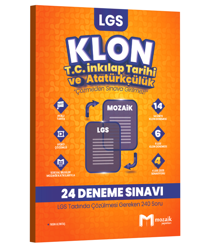 8.SINIF MOZAİK KLON DENEME İNKİLAP TARİHİ- 2025