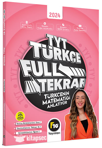 TYT Türkçe Full Tekrar Video Ders Kitabı -2025
