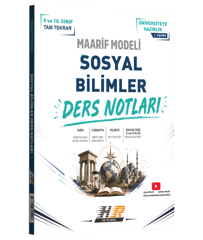 HIZ ve RENK MAARİF DERS NOTLARI SOSYAL BLM - 26-27