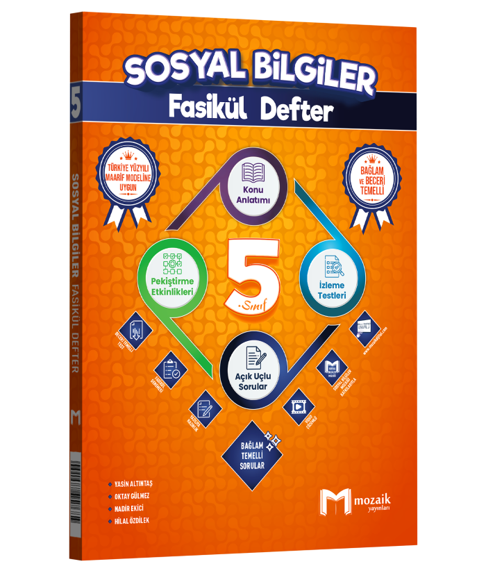 MOZAİK 5.SINIF FASİKÜL DEFTER SOSYAL BİLGİ - 26-27