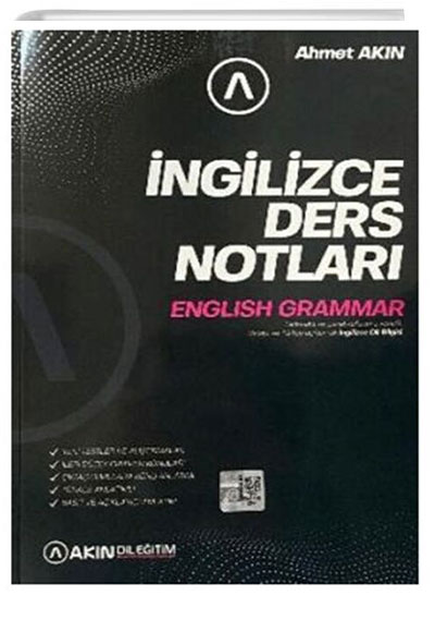AKIN PUBLISHING DERS NOTLARI İNGİLİZCE - 2026