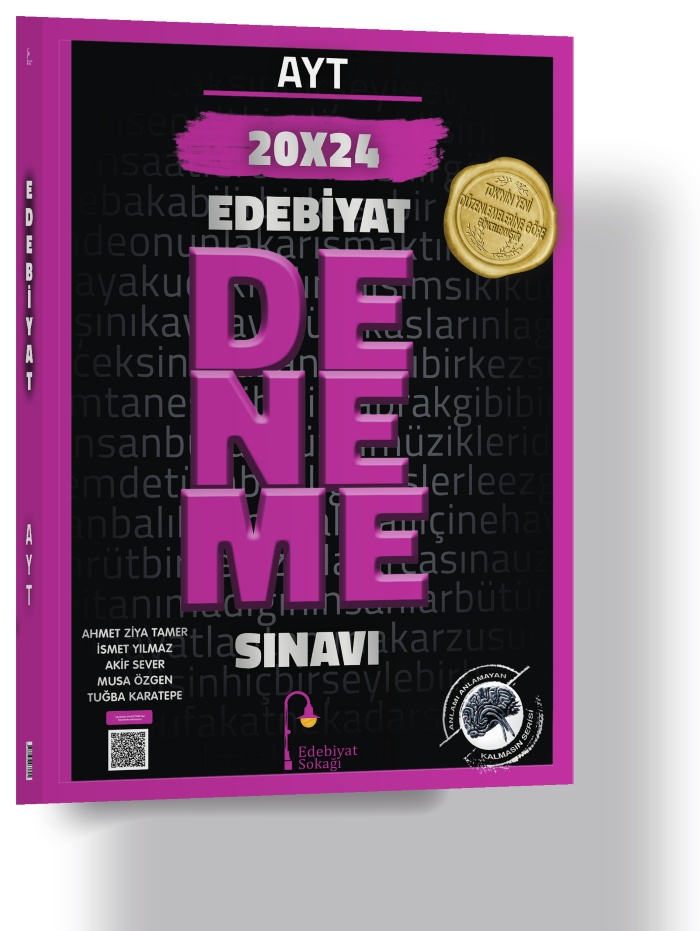 E.SOKAĞI YKS AYT 20*24 DENEME EDEBİYAT - 25-26