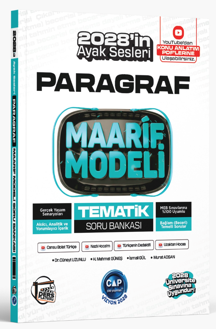 ÇAP ÜNİHAZ. MAARİF TEMATİK S.B. PARAGRAF - 26-27